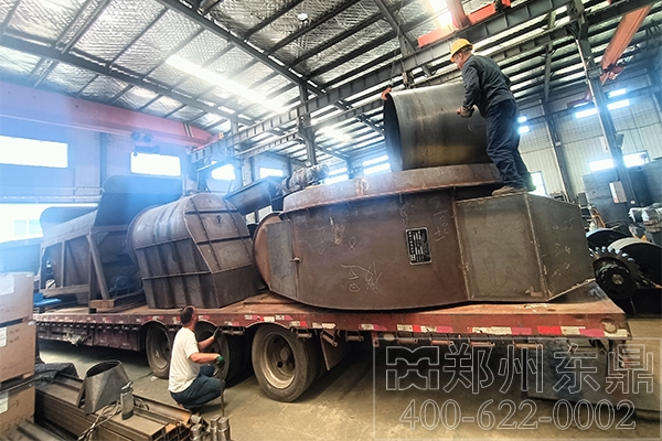 陜西咸陽煤泥烘干機設(shè)備項目裝車發(fā)貨