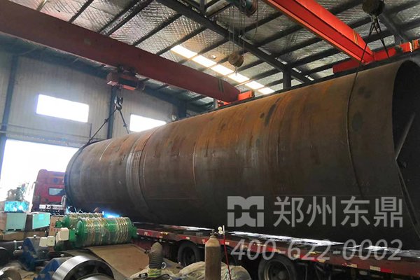 山西運(yùn)城煤泥烘干機(jī)械項(xiàng)目裝車發(fā)貨