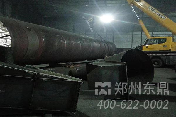 陜西彬縣1500噸煤泥烘干機(jī)設(shè)備項(xiàng)目安裝現(xiàn)場