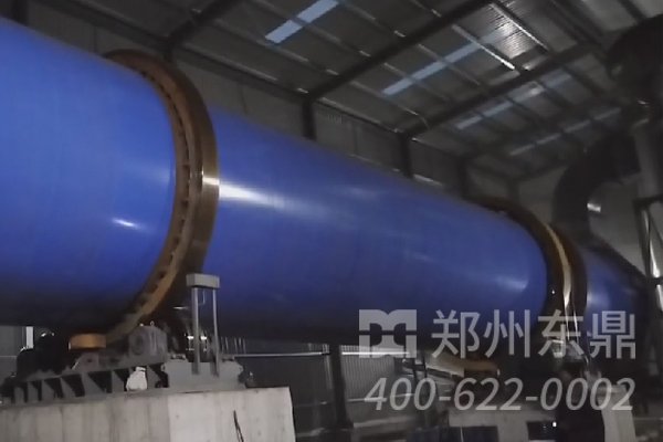山西大同煤泥烘干機設備項目安裝現(xiàn)場實拍圖